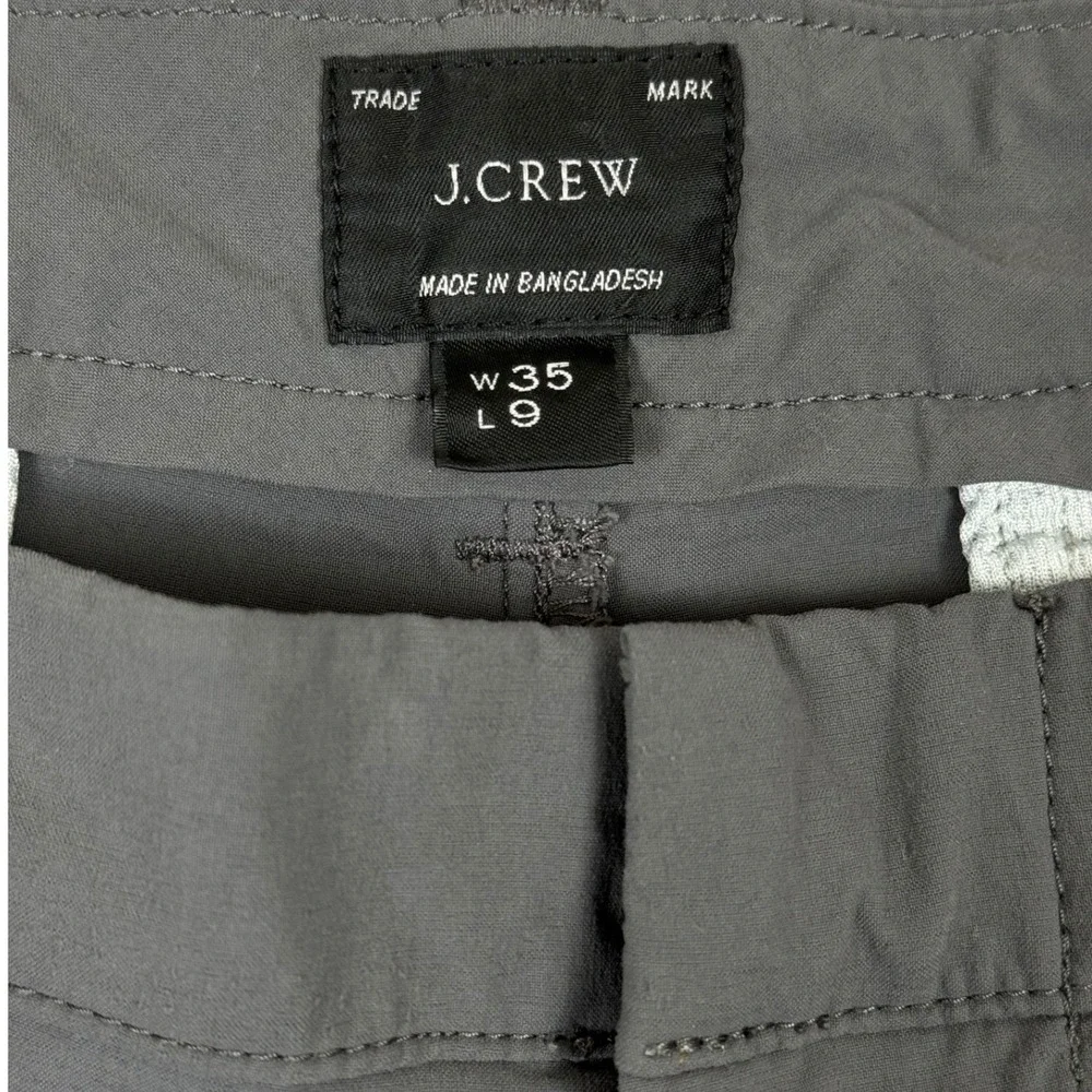 J. Crew Men's Gray Casual Shorts Size Waist Size 35 Resort Travel Everyday